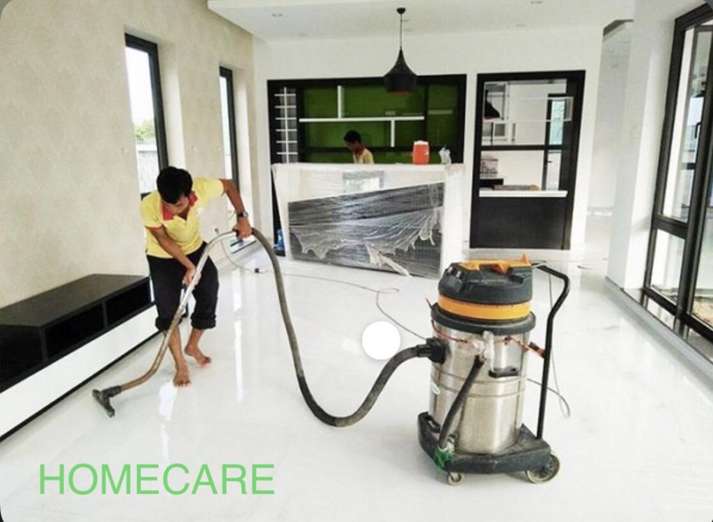 vệ sinh nhà sau xây dựng