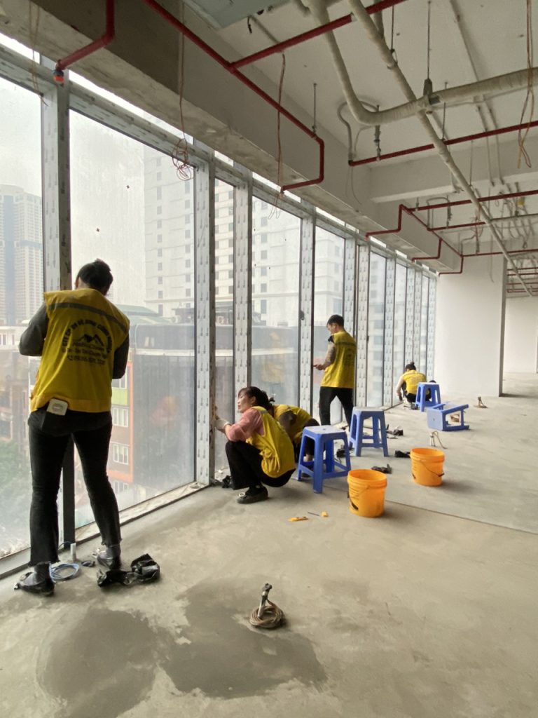 vệ sinh nhà cửa ở cầu giấy