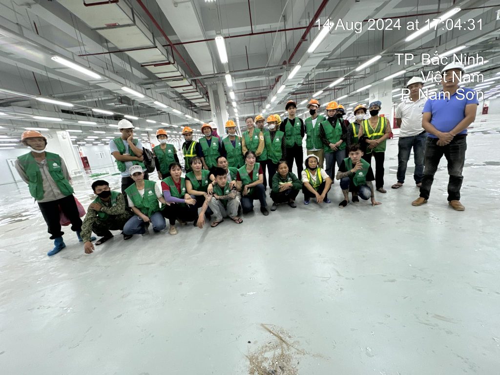 vệ sinh nhà xưởng ở vĩnh phúc