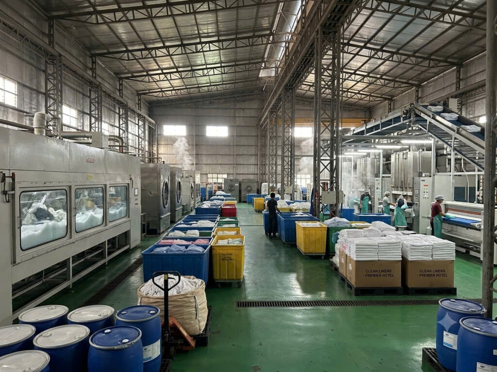 giặt là công nghiệp đồ bệnh viện