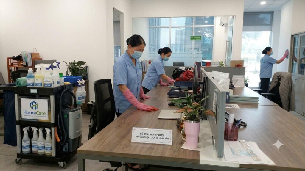 thuê tạp vụ vệ sinh công ty